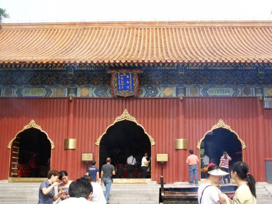 雍和宫(the+lama+temple)位于北京市区东北雍和宫