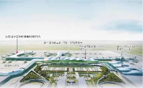 萧山机场t3航站楼12月启用