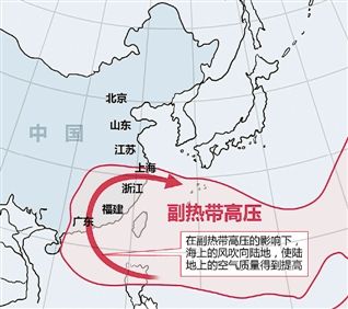 副高压送来好空气 杭州罕见20公里以上能见度
