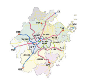 金华规划新增三条高速公路 到黄山路缩短80公