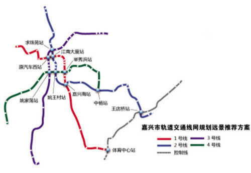 嘉兴将建5条地铁线路交通线网规划已确定(图)_城市频道_新浪